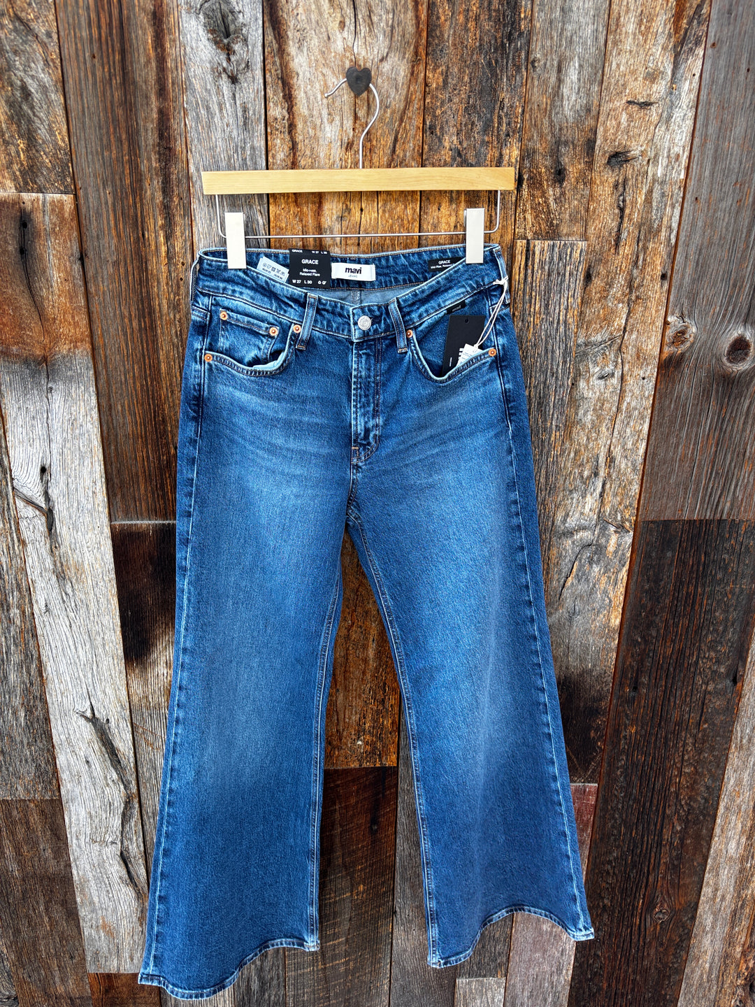 Mavi Grace Jeans Mid Brushed Classic Blue