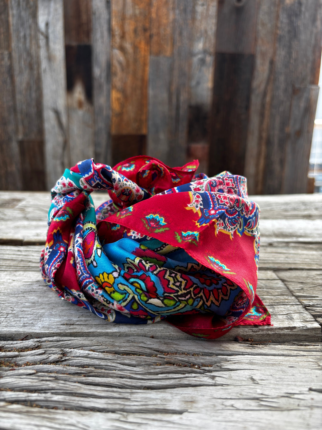 Johnny Was Silk Scarf - Saule