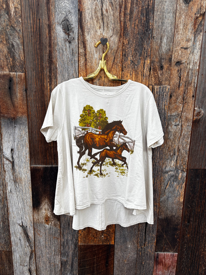People of Leisure The Heritage Bond Top - Ecru