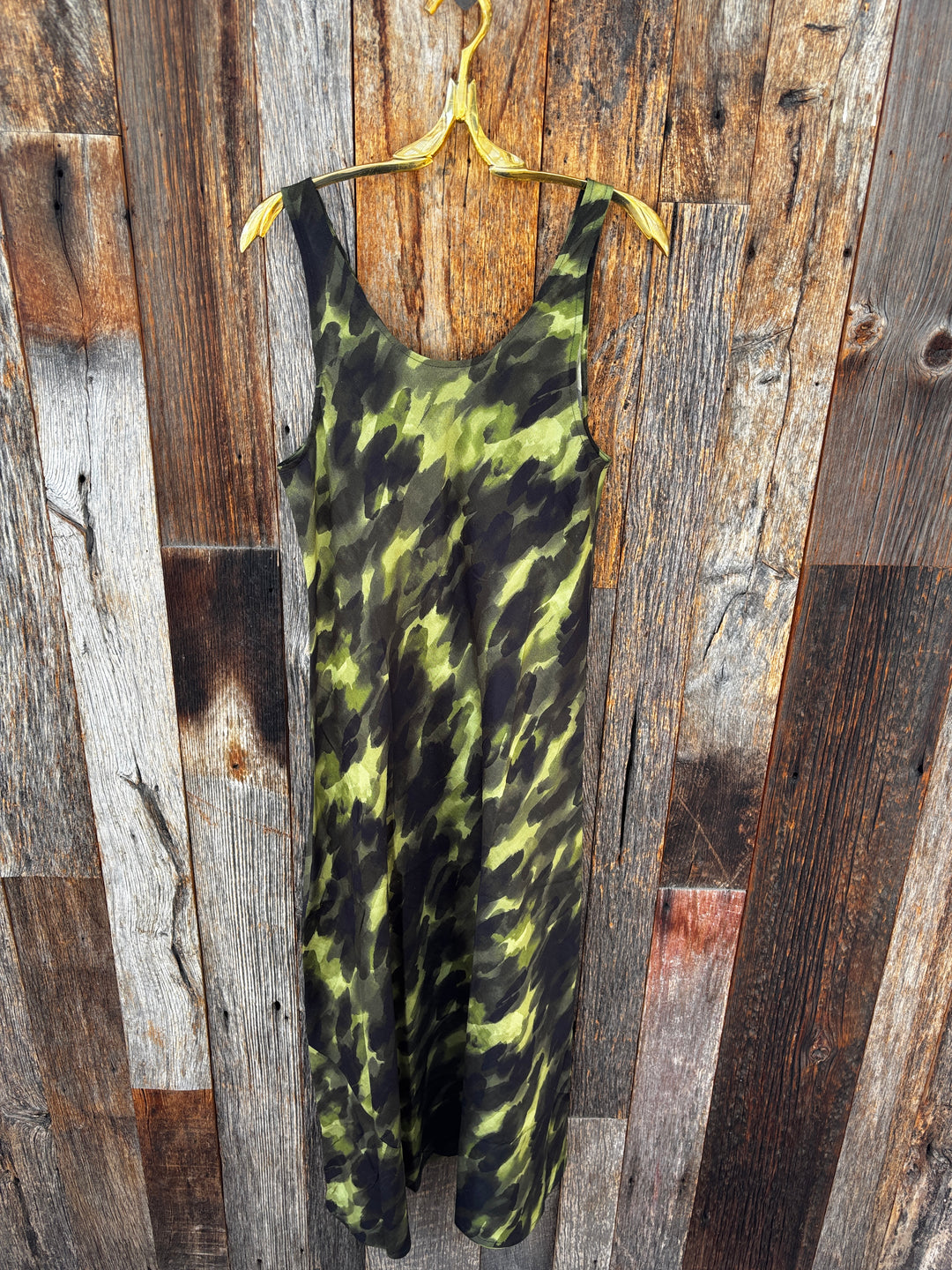Chan Luu Studio Tank Dress Camo DF-DR-3527-CAMO-1