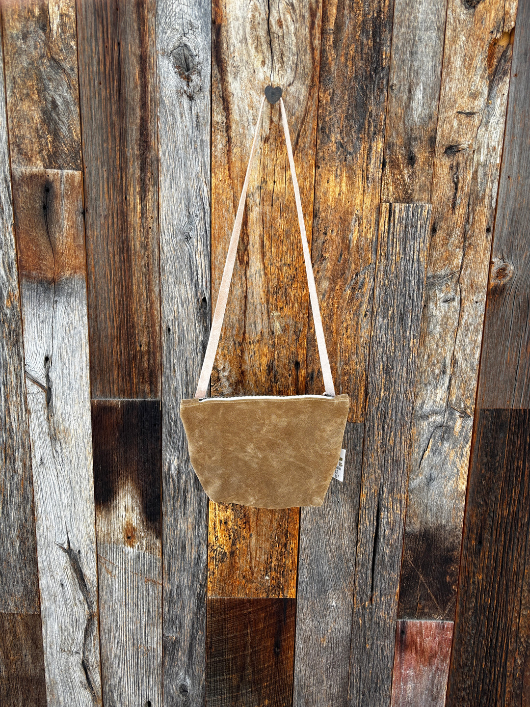 Olive n' Suede Square Side Bag - Toast