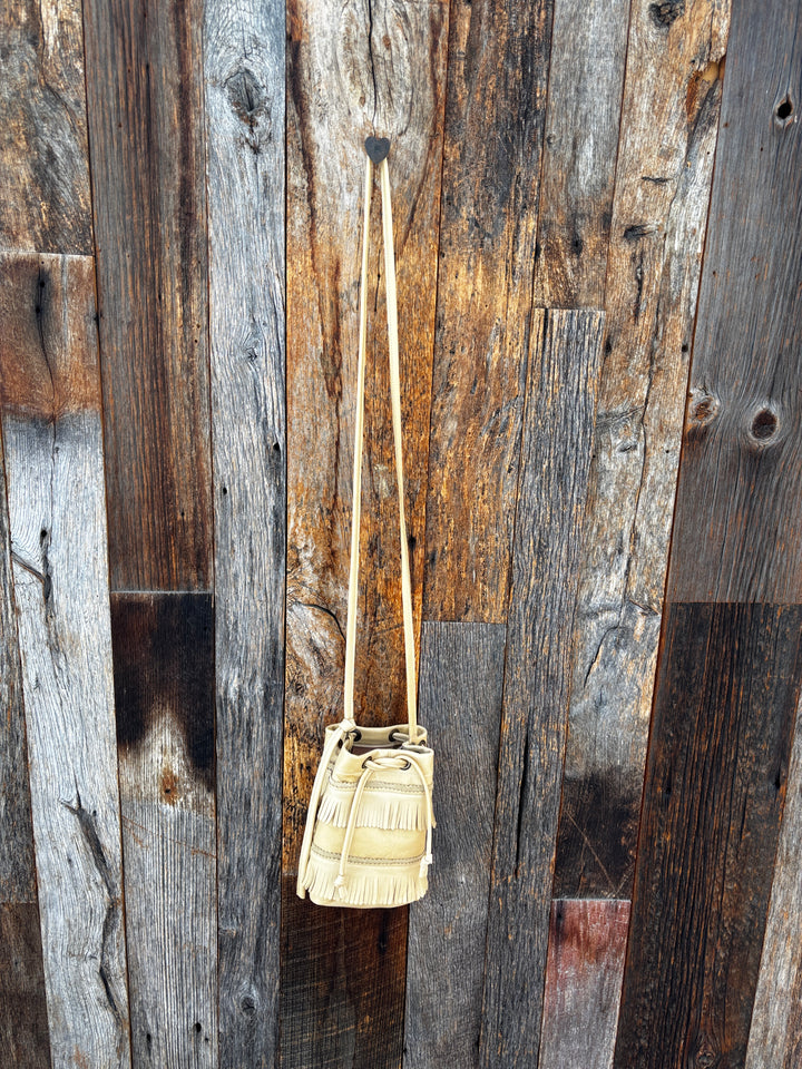 Olive n' Suede Mini Bucket Tote - Chamomile