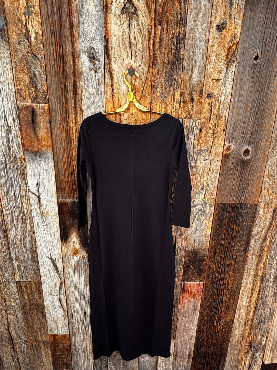 Paper Label Casey Boatneck Dress Black