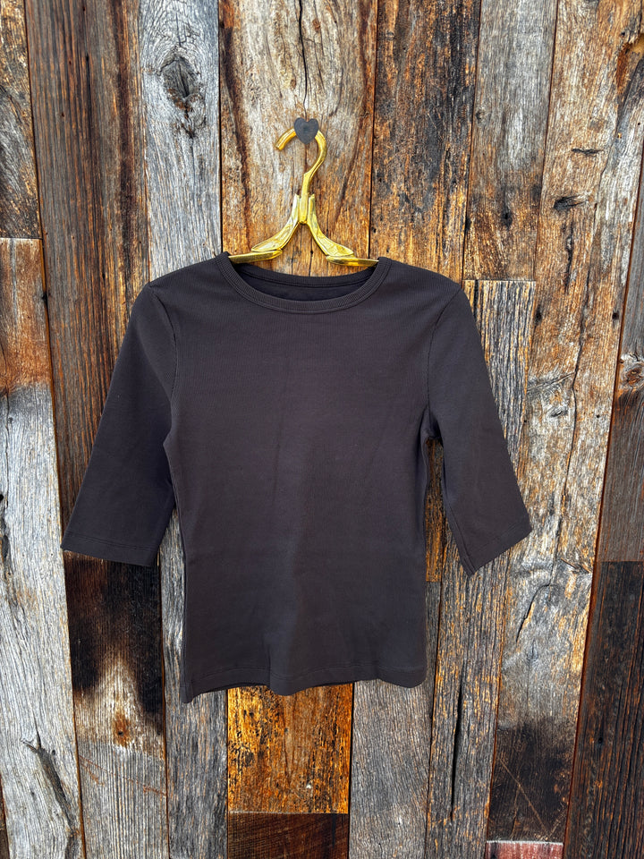 Paper Label Akari Crewneck Chocolate Torte