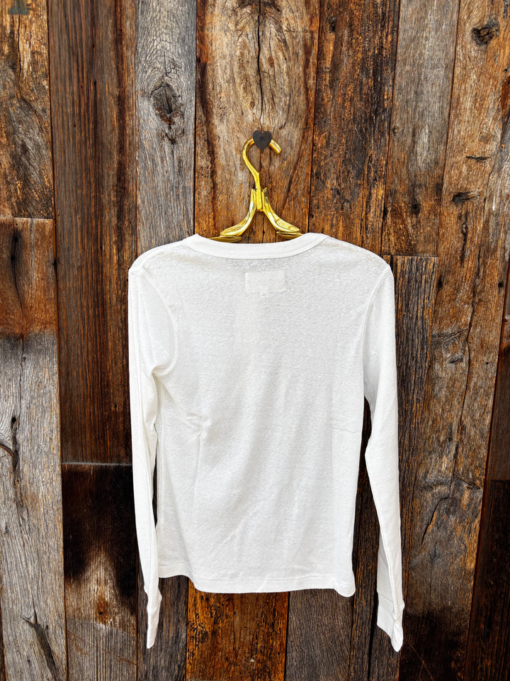 Amente Long Sleeve Cotton Henley