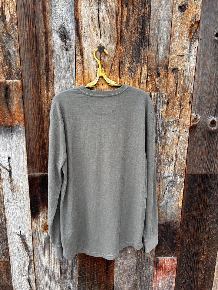 True Grit  L/S Henley Agave