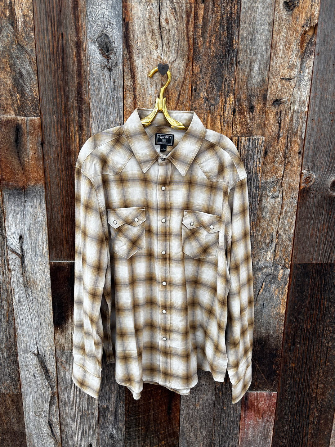 True Grit Western Shirt w/ Stitch Details