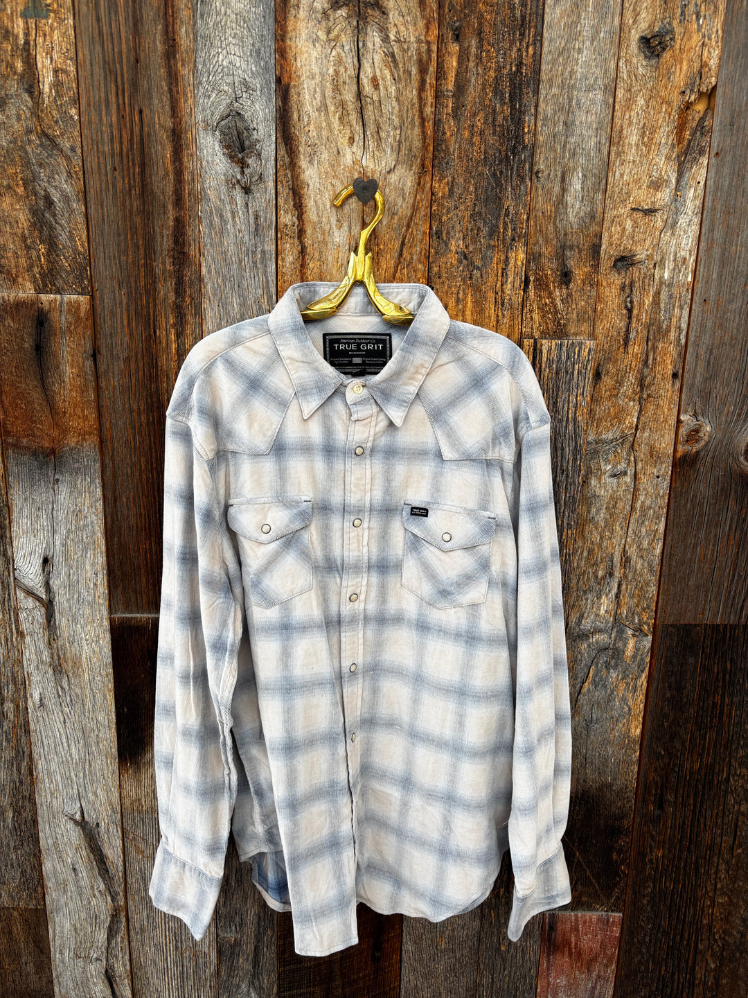 True Grit L/S 2 Pockets Western Shirt
