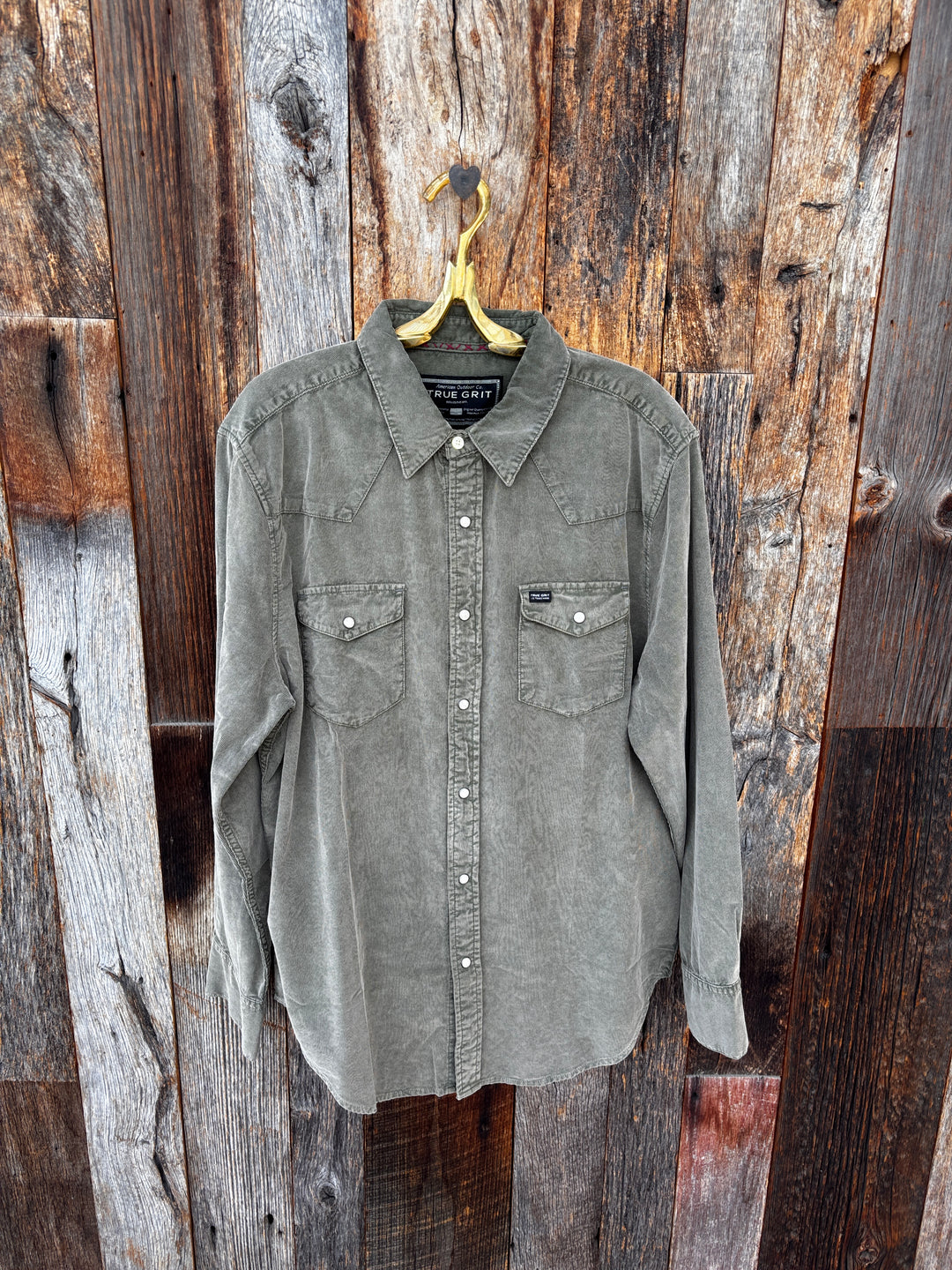 True Grit L/S 2 Pockets Western Shirt