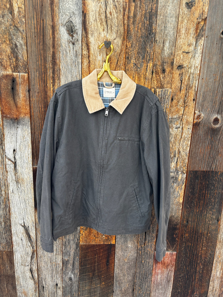 True Grit Work Jacket Vintage Carbon