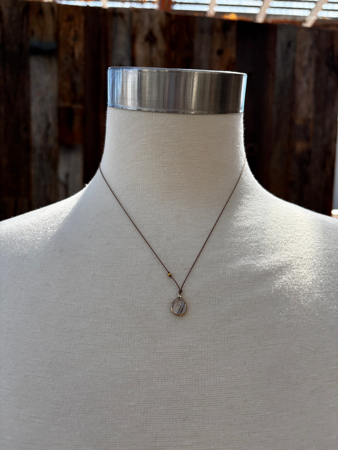 Margaret Solow Rutilated Quartz 14k LC-RUQ