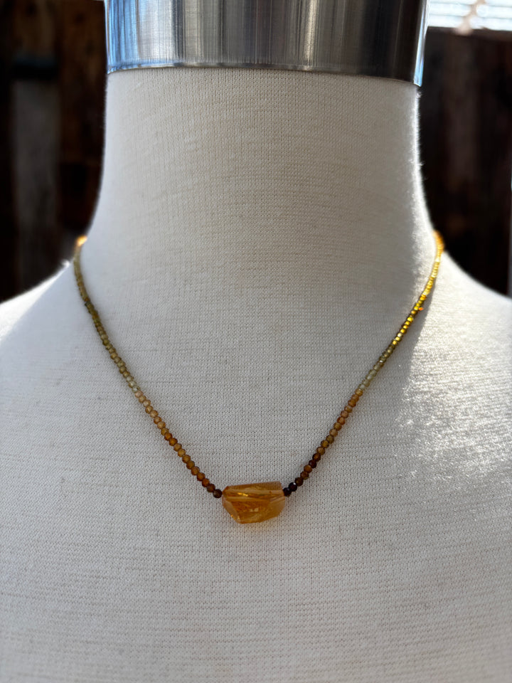 Margaret Solow Green Tourm./Citrine 18k DVS-GTRMCIT