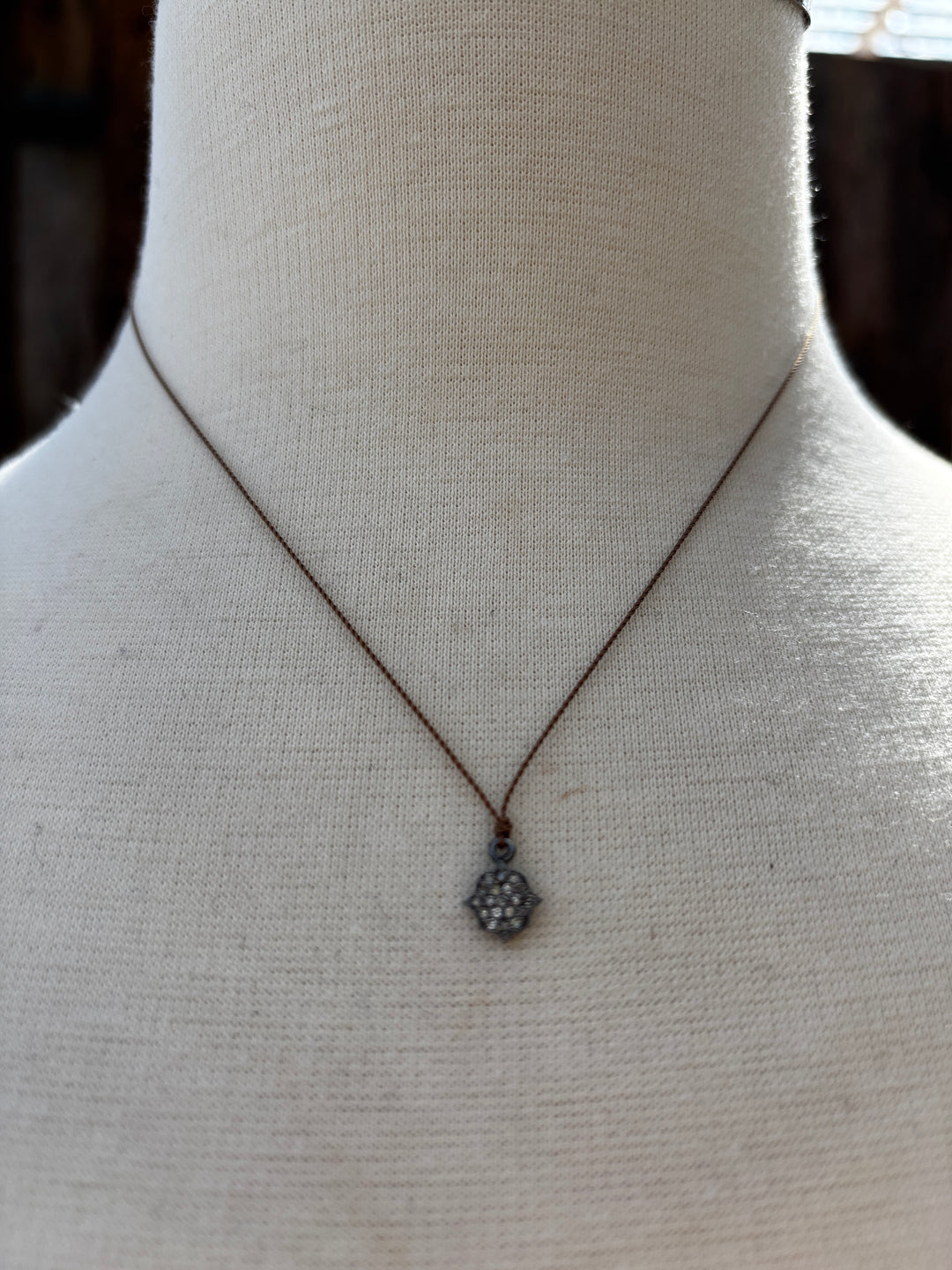 Margaret Solow Pave Diamond Necklace SS