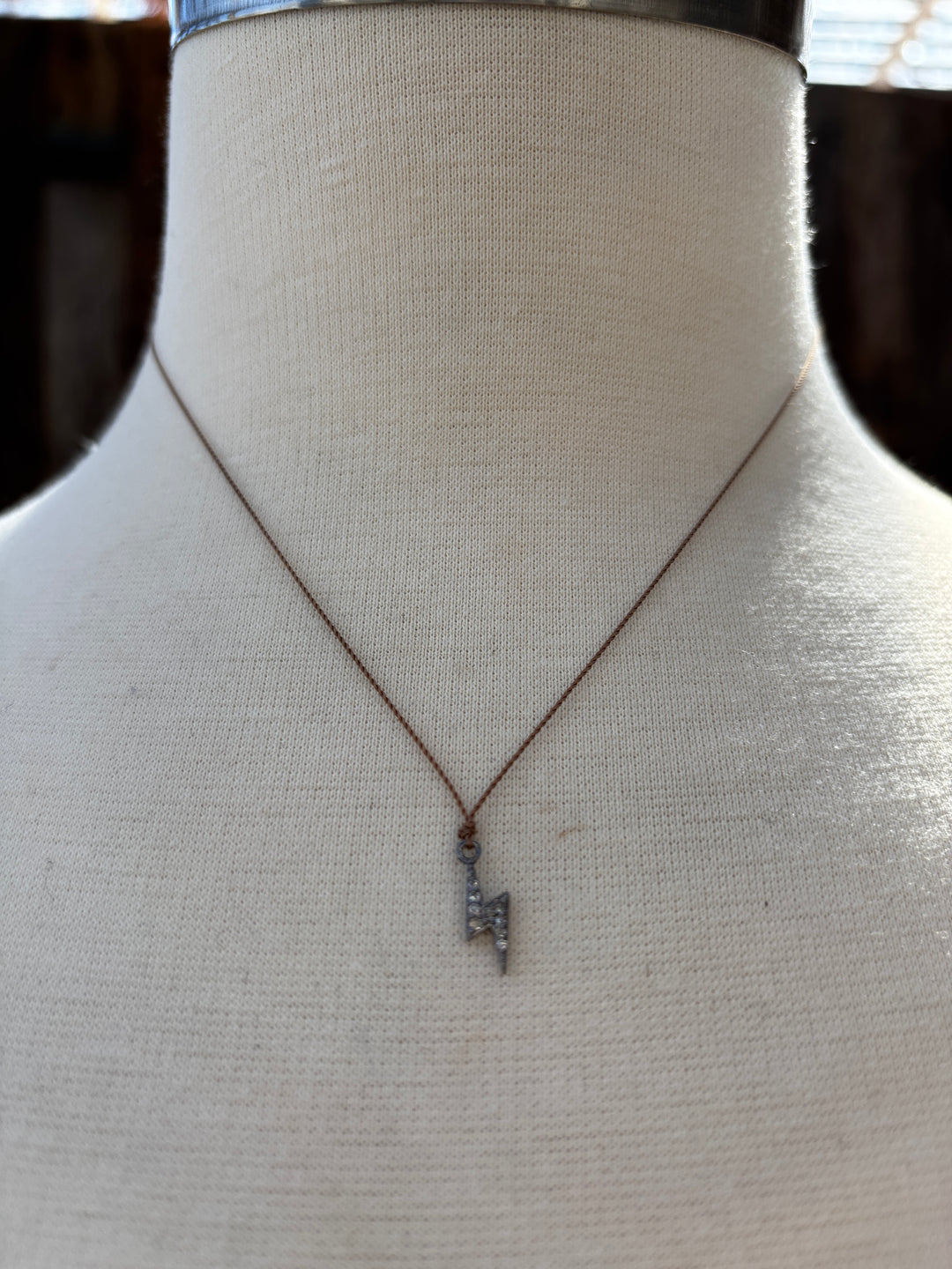 Margaret Solow Pave Diamond Lightning Bolt SS
