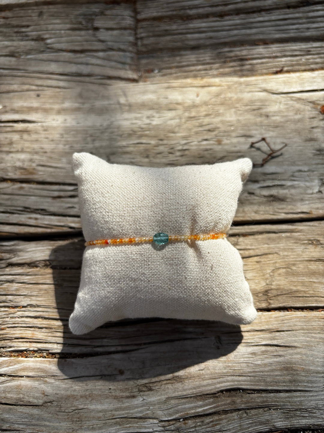 Margaret Solow Carnelian/Apatite Bracelet SS RSB-CAR/AP