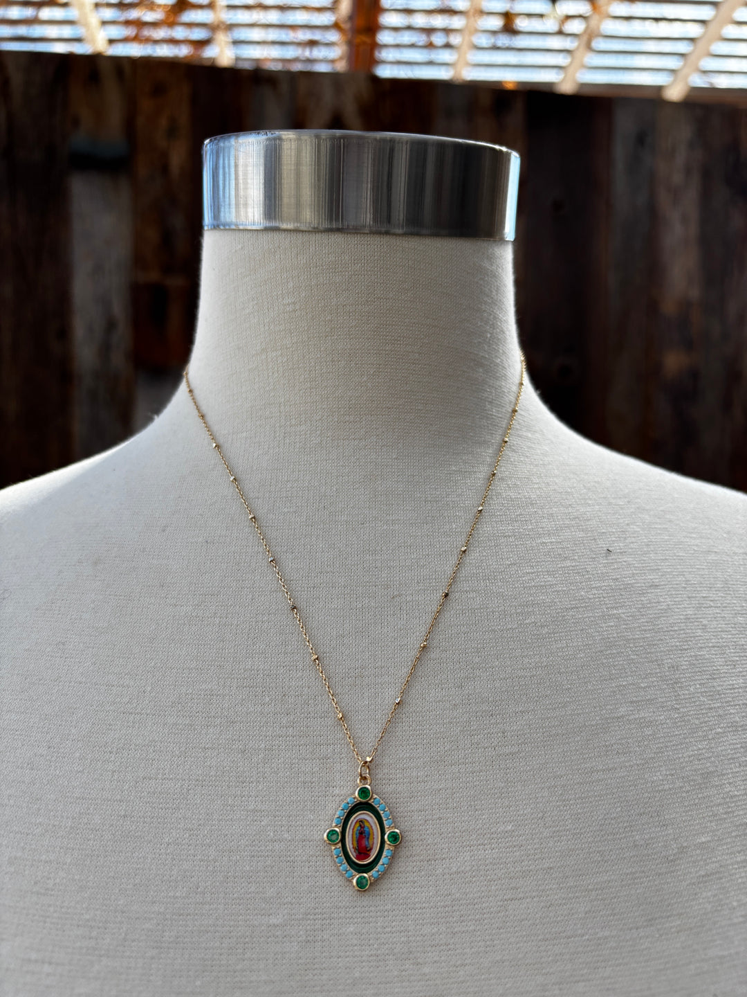 Joy Drevecky Our Lady of Guadalupe Emerald