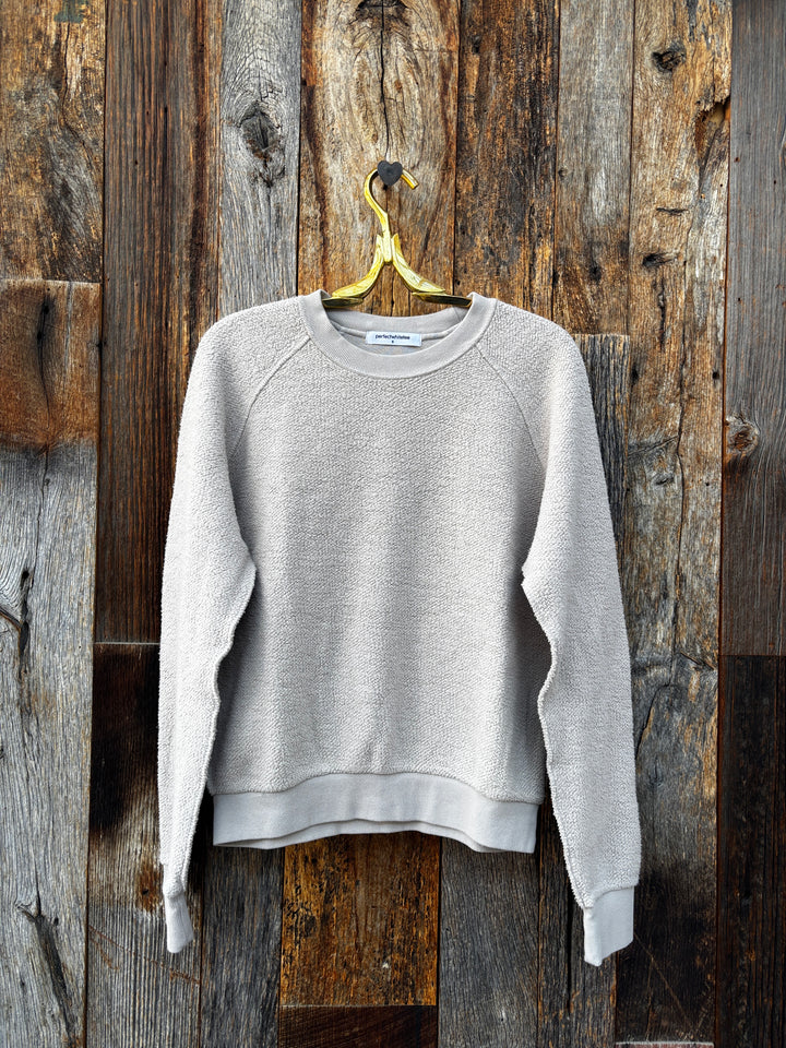 Perfect White Tee Ziggy Sweatshirt- Cloud Grey