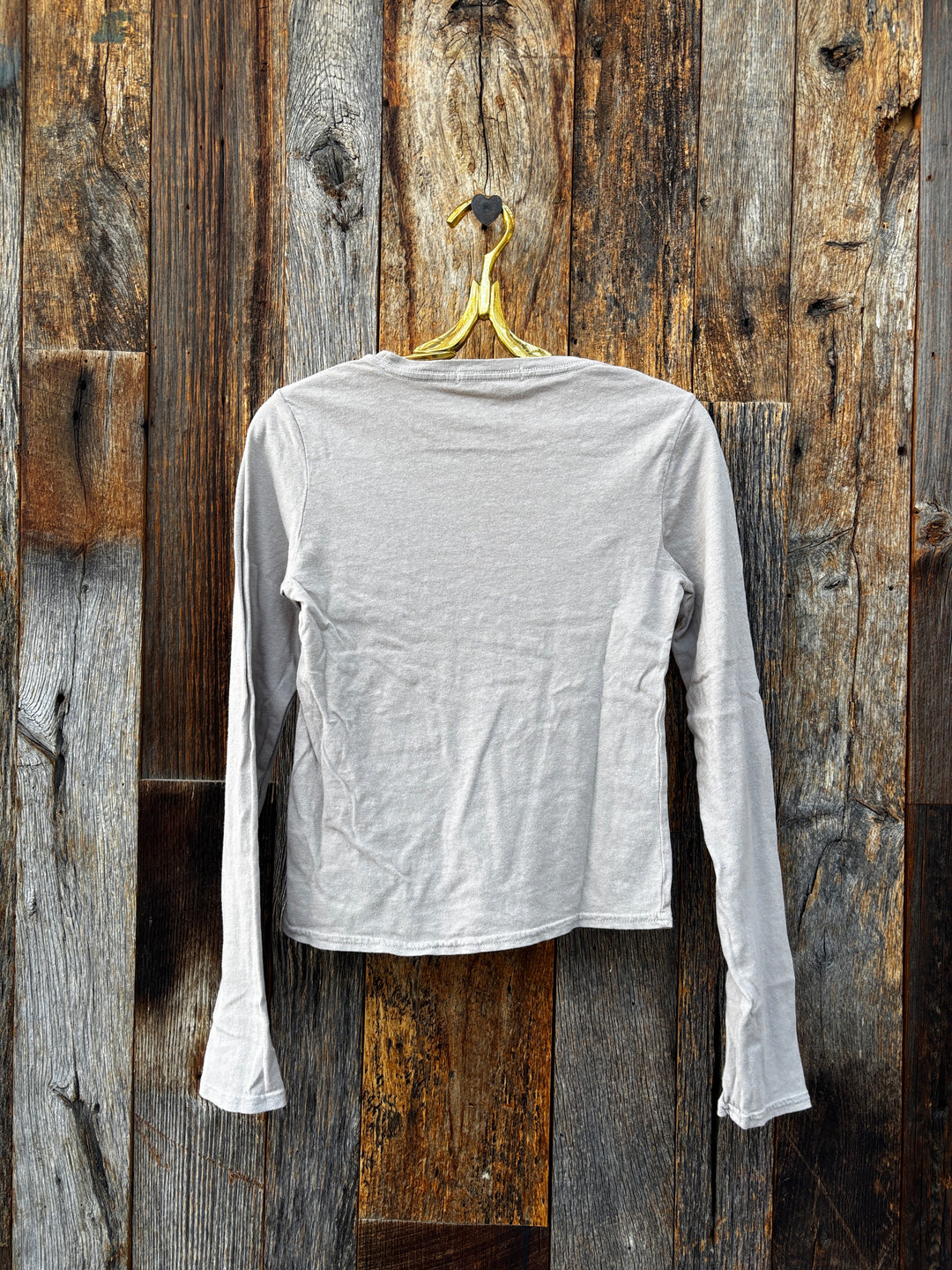 Perfect White Tee Lisa L/S - Cloud Grey