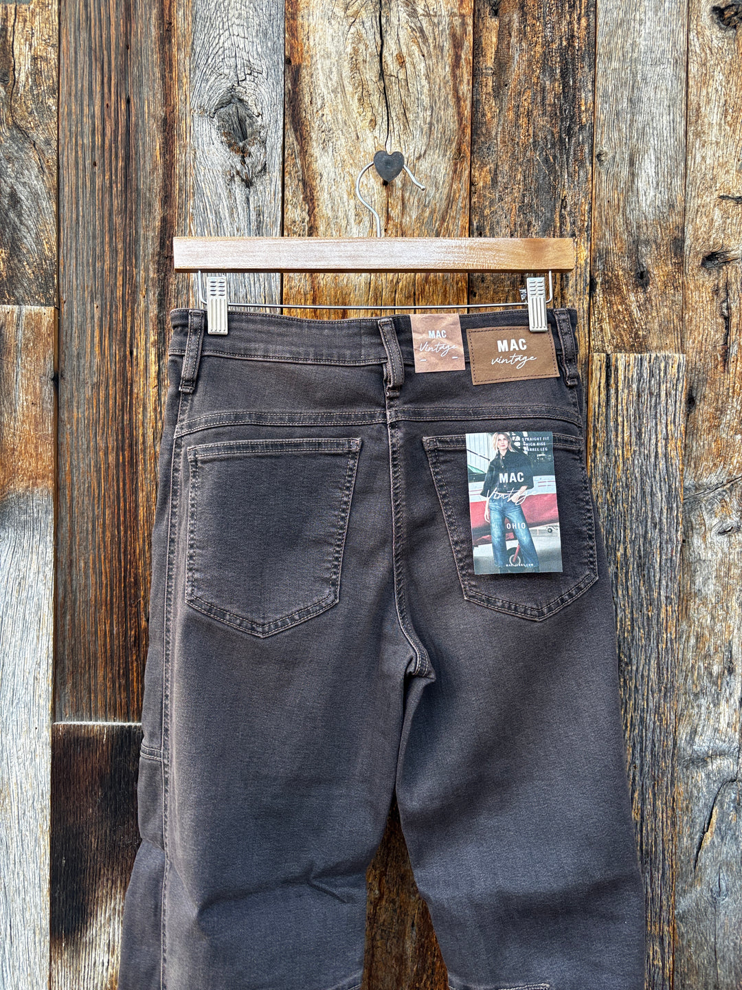 MAC Ohio Barrel Jeans Coffee Vintage
