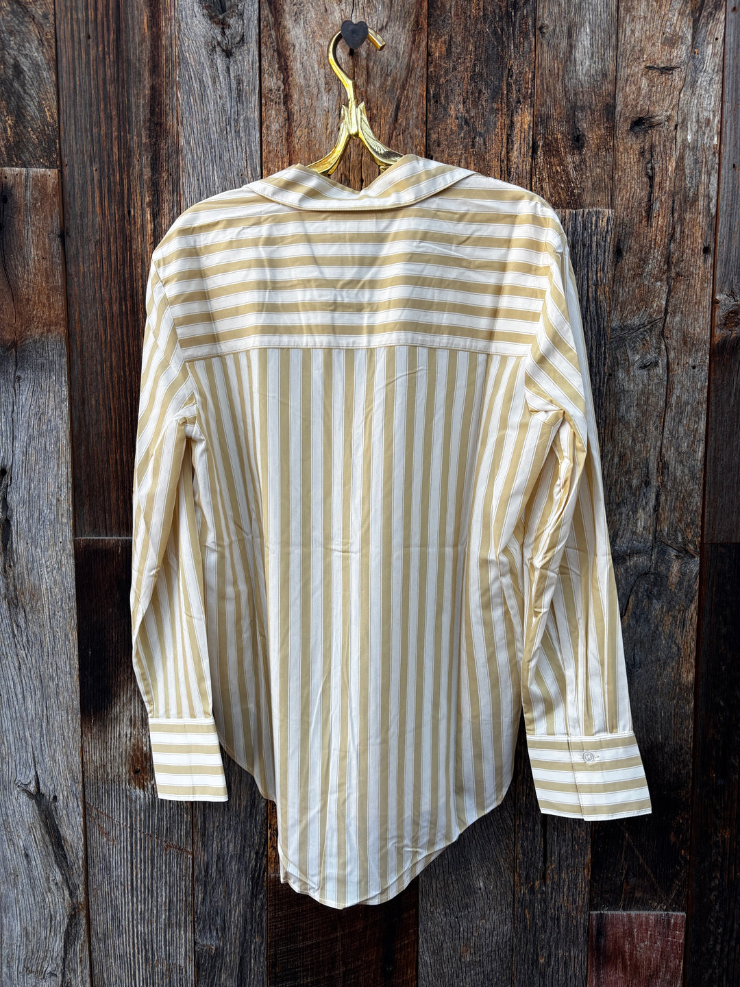 Z Supply Golden Haven Button Up Golden Sage