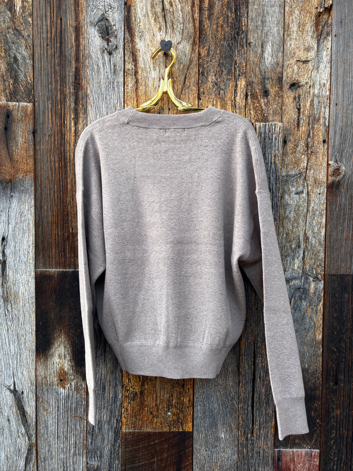 Z Supply Take It Easy Sweater Heather Ash