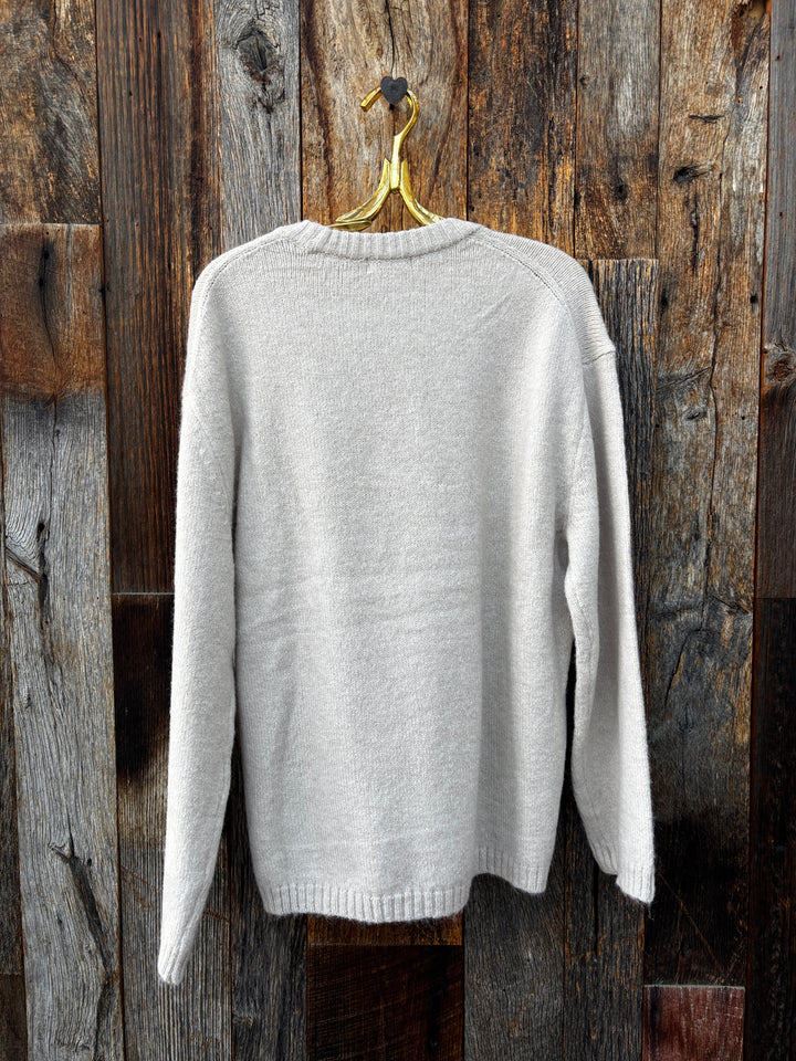 Z Supply Chill Mode Sweater Frosted Pearl