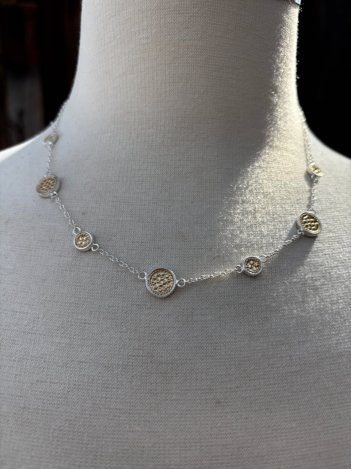 Anna Beck Classic Station Necklace- Gold/Silver