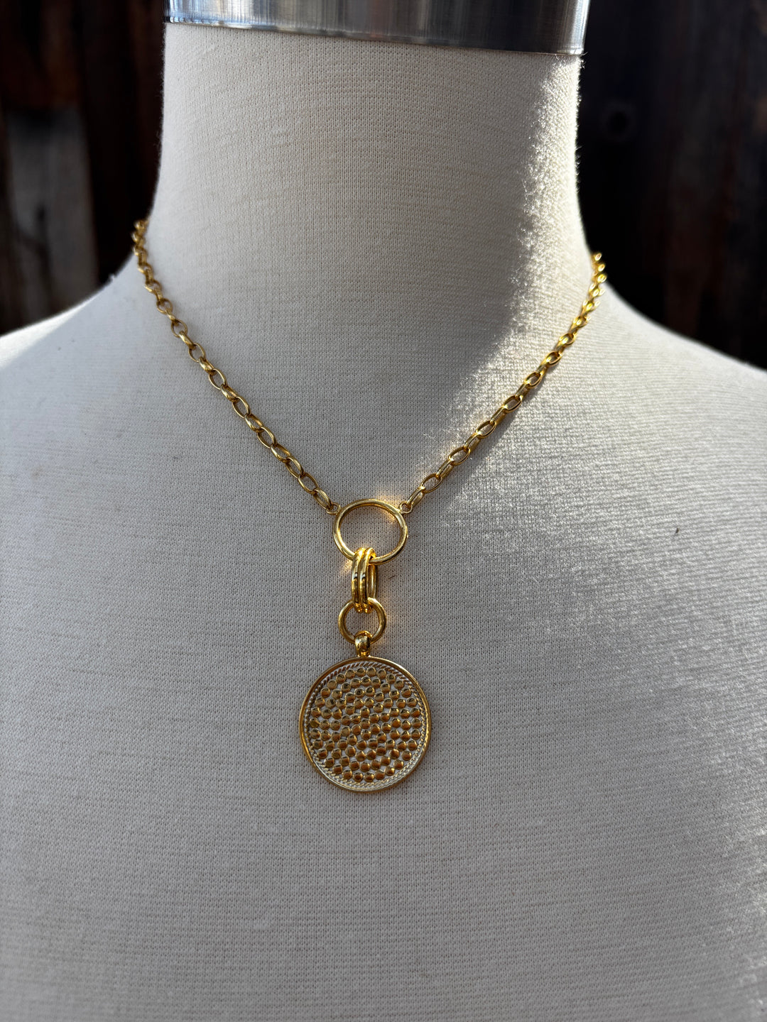 Anna Beck Classic O Bale Statement Pendant Necklace