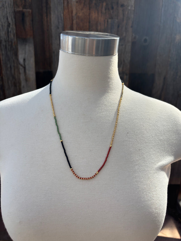 Anna Beck Mixed Bead Necklace 22"