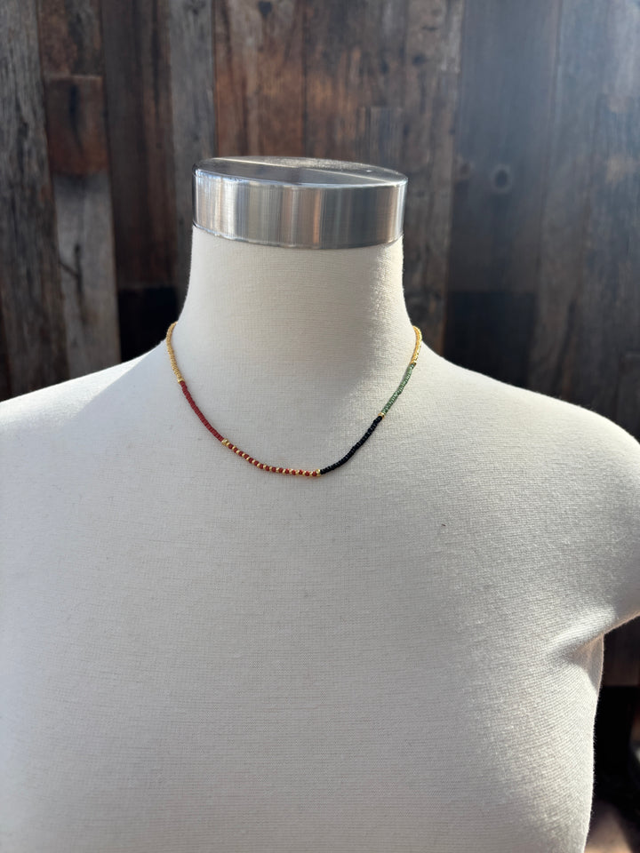 Anna Beck Mixed Bead Necklace 16"
