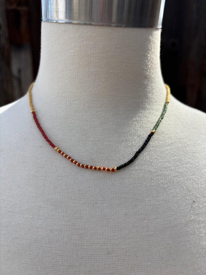 Anna Beck Mixed Bead Necklace 16"