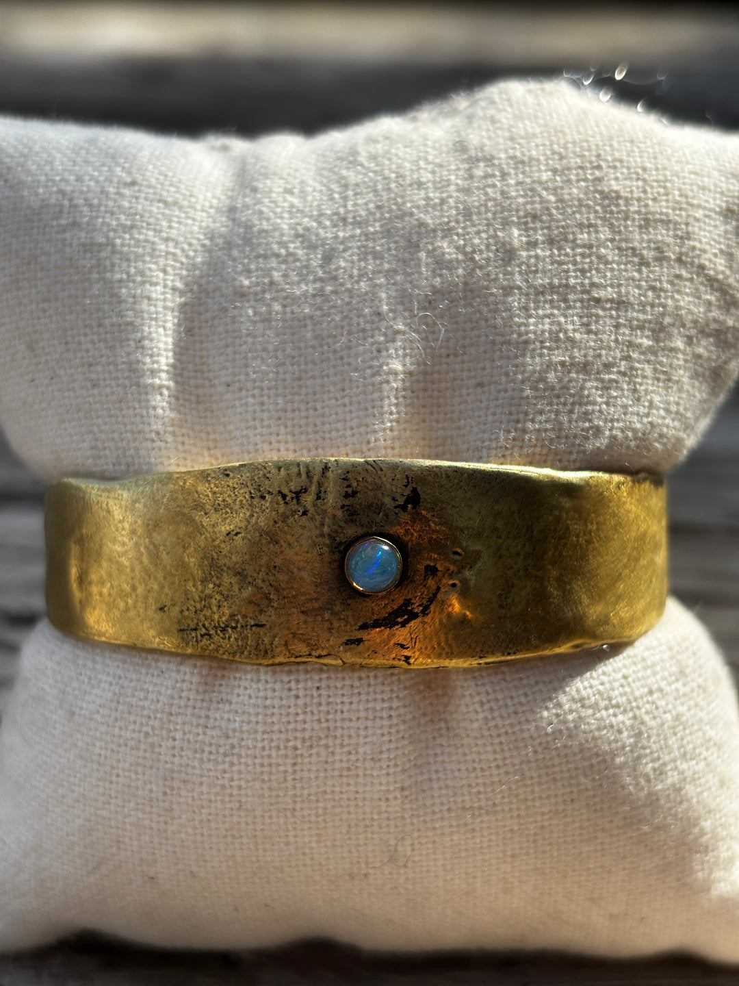 CLP Opal on Bronze Cuff