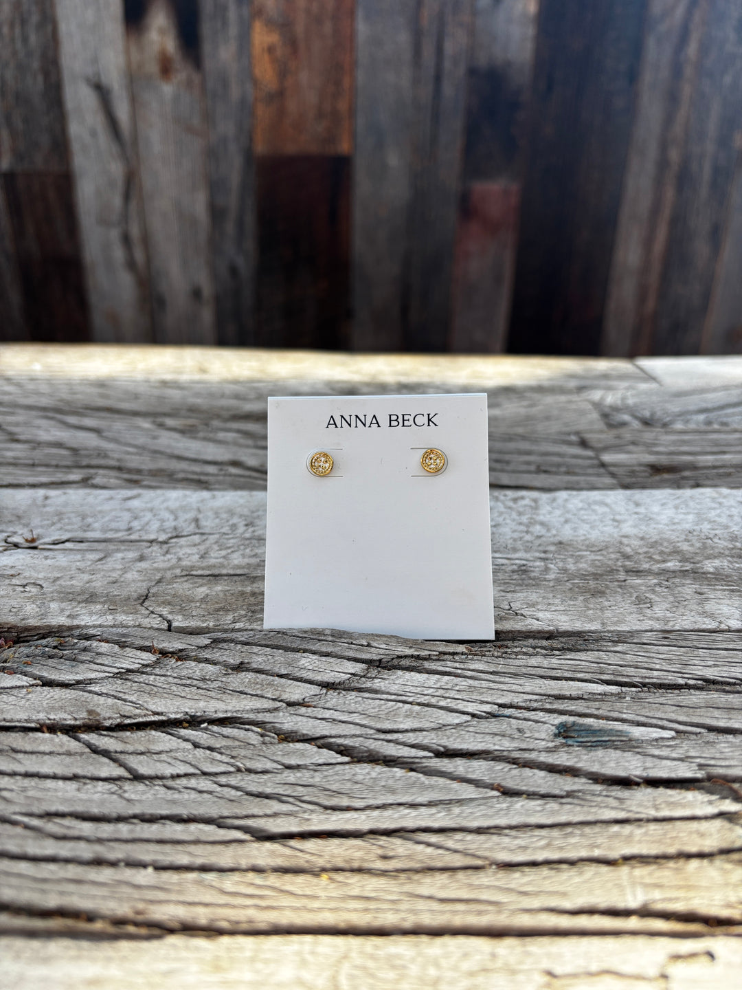 Anna Beck Classic Mini Stud Earring- Gold