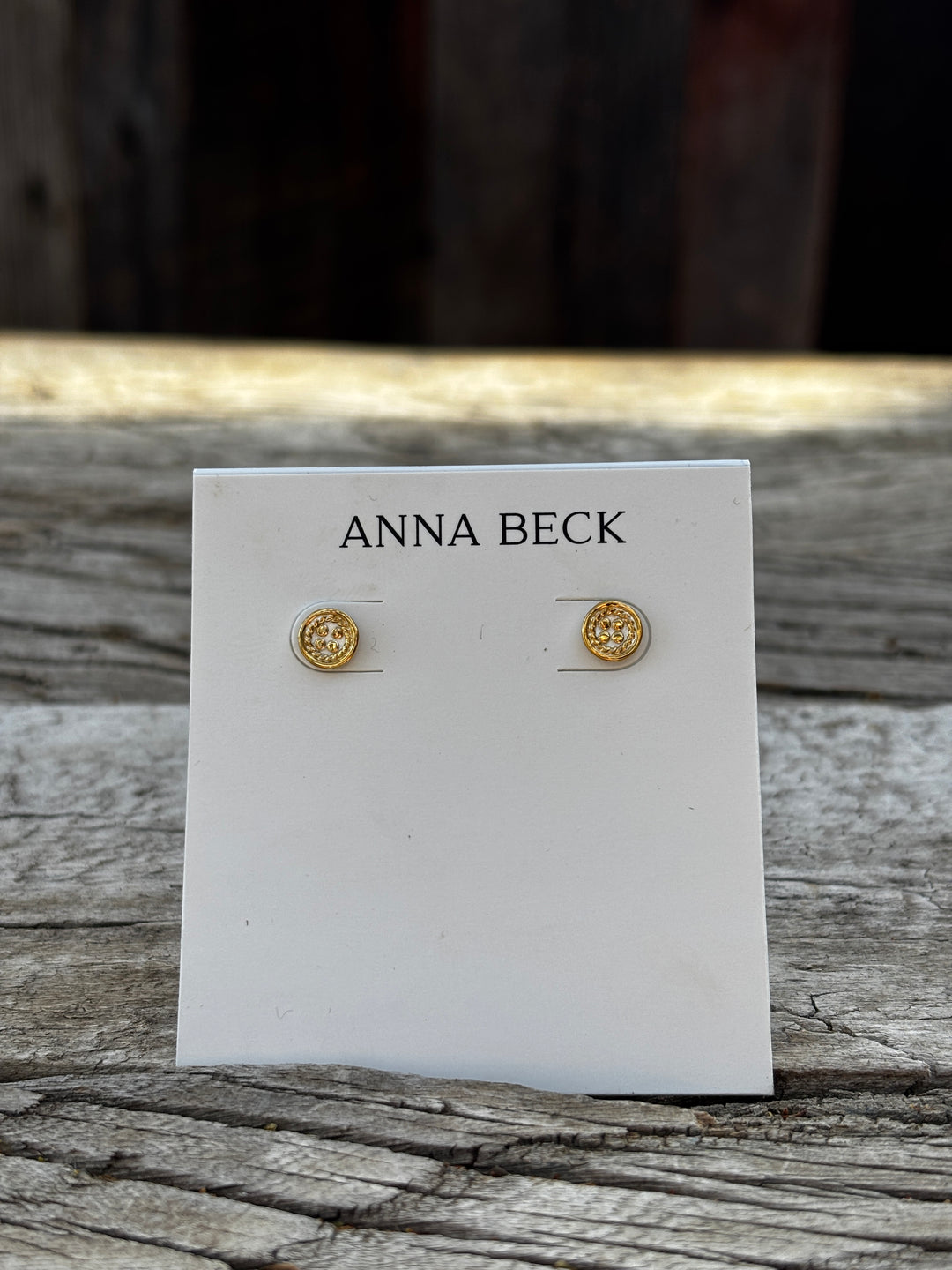 Anna Beck Classic Mini Stud Earring- Gold