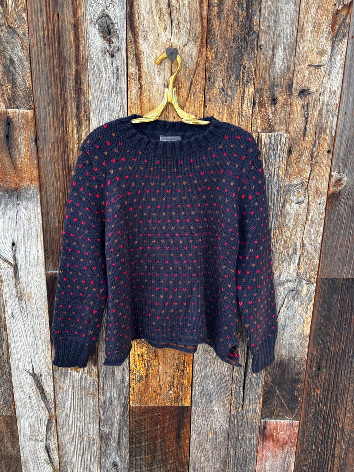 Wooden Ships Emily Crew Chunky Sweater- Night Navy
