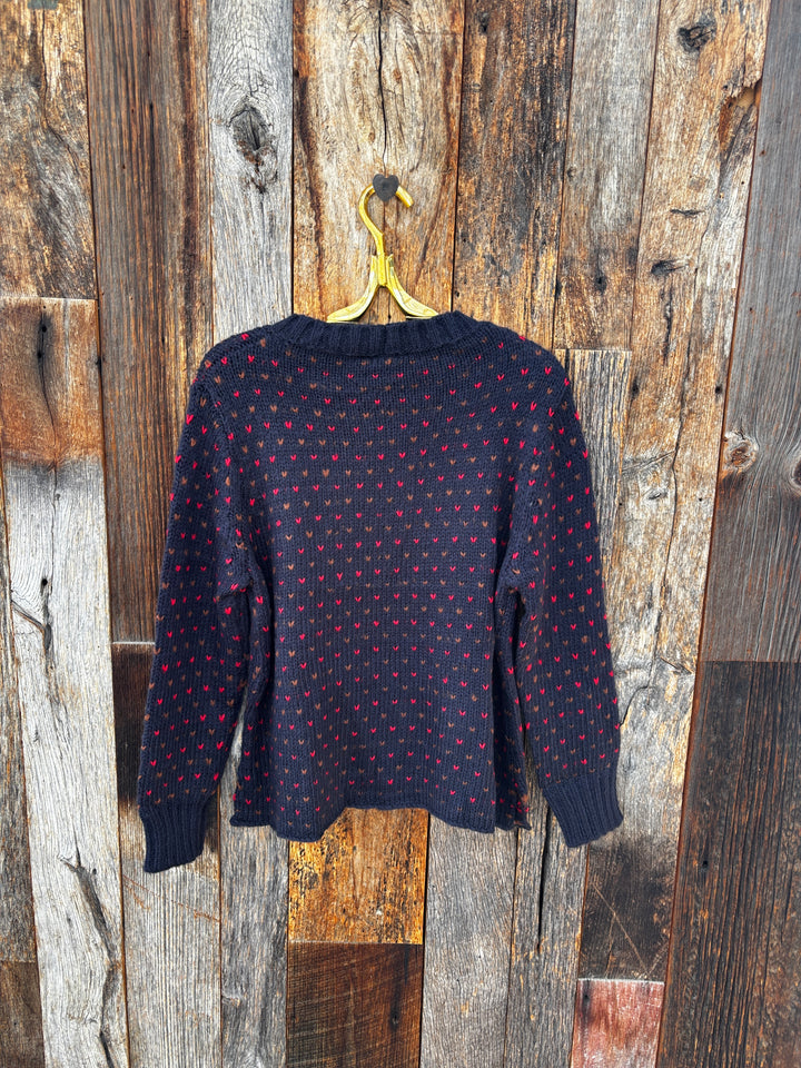 Wooden Ships Emily Crew Chunky Sweater- Night Navy