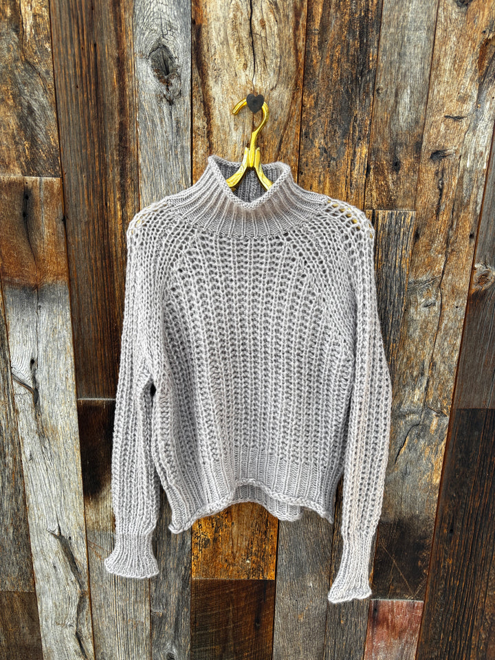Wooden Ships Tara Rails Chunky Sweater- Oyster