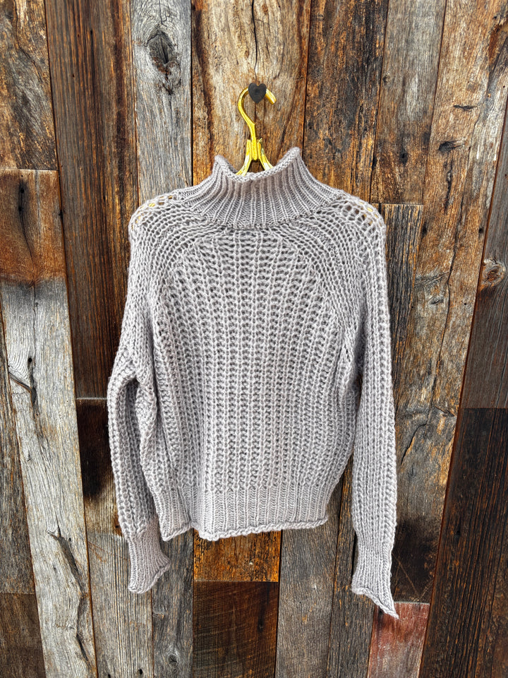 Wooden Ships Tara Rails Chunky Sweater- Oyster
