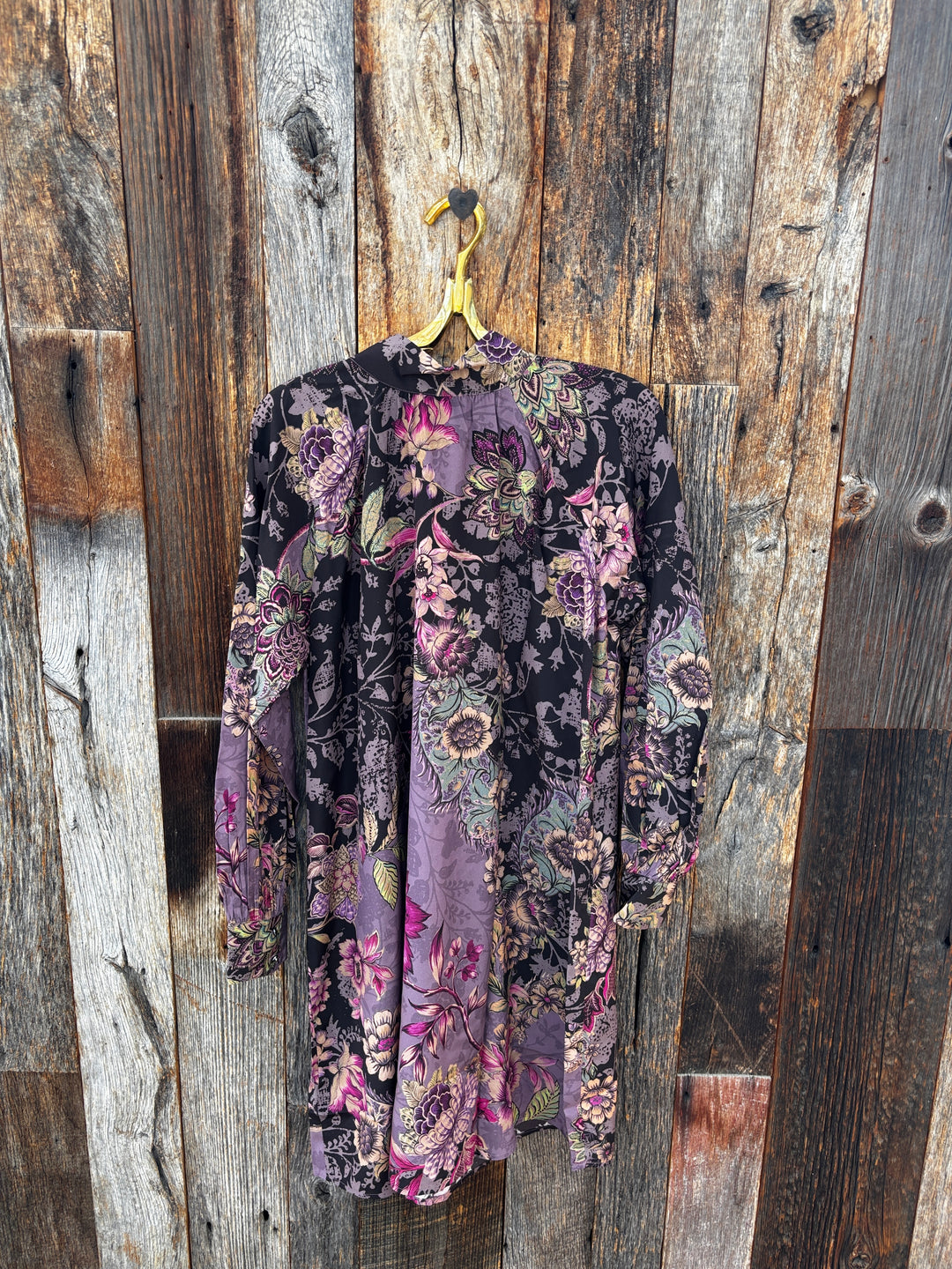 Johnny Was Magaly Tie Neck Mini Dress- Jemma