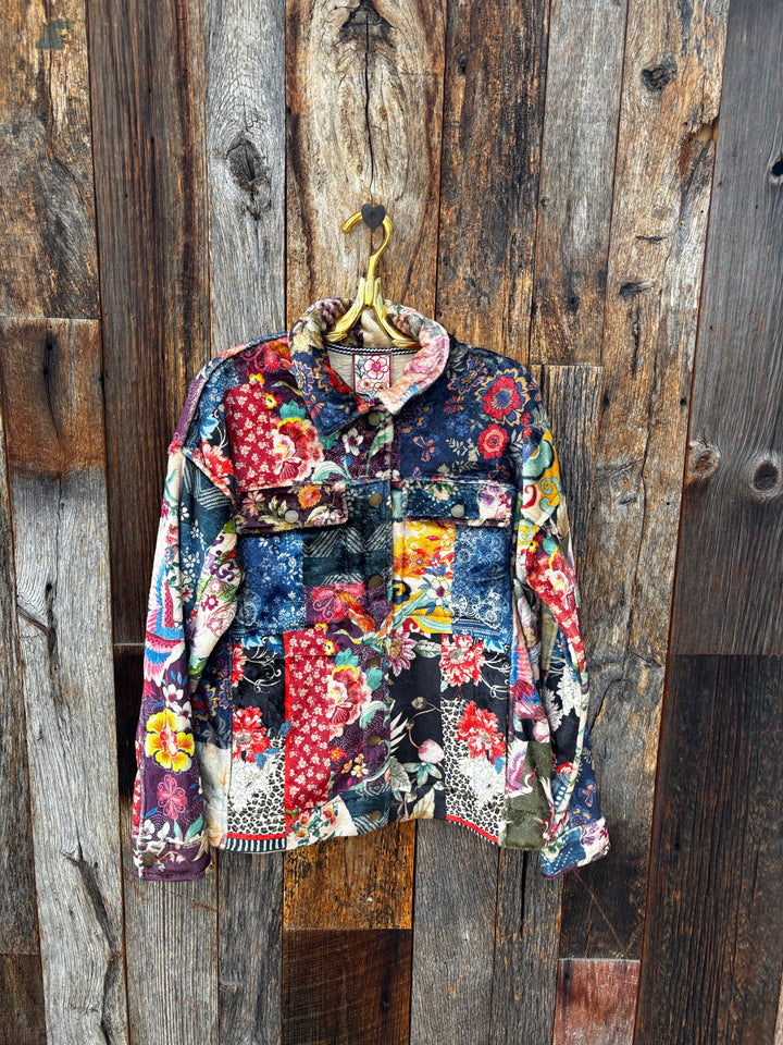 Johnny Was Amelie Sherpa Trucker Jacket- Fabiana