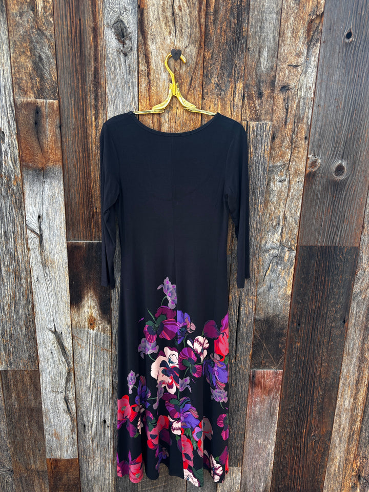Johnny Was The Janie Favorite 3/4 Sleeve Scoop Neck Dress