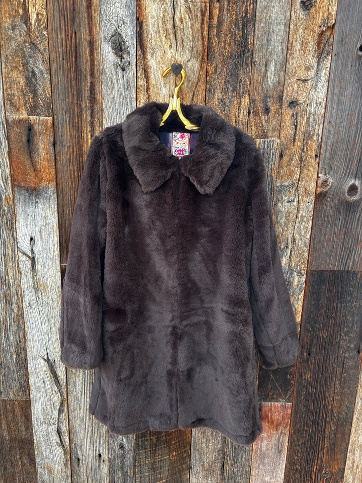 Johnny Was Faux Fur Coat- Teddy