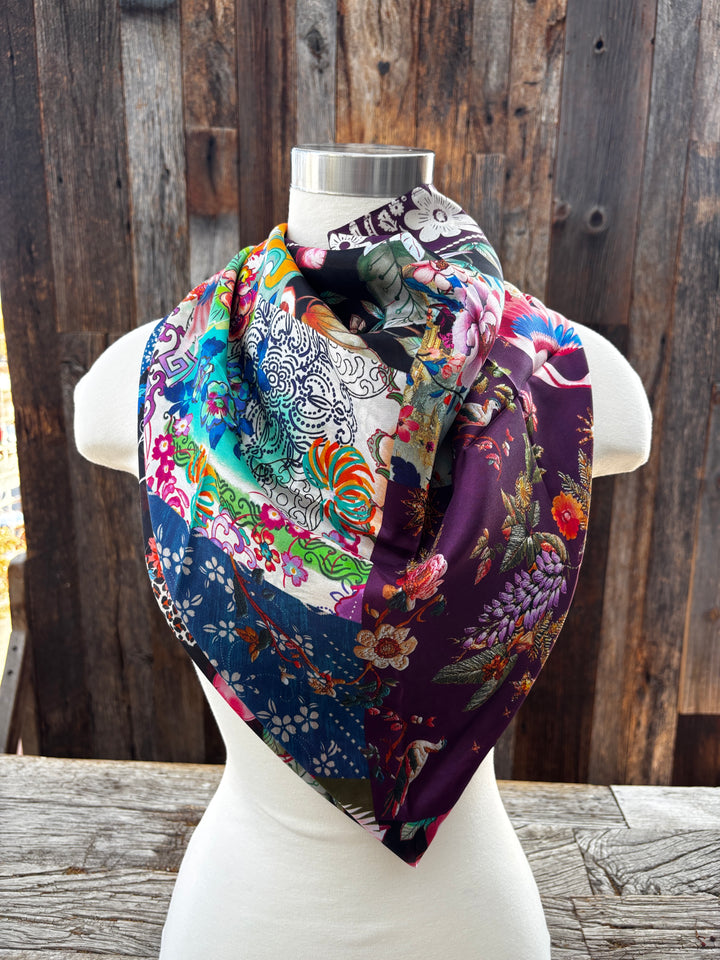 Johnny Was Silk Scarf - Fabiana