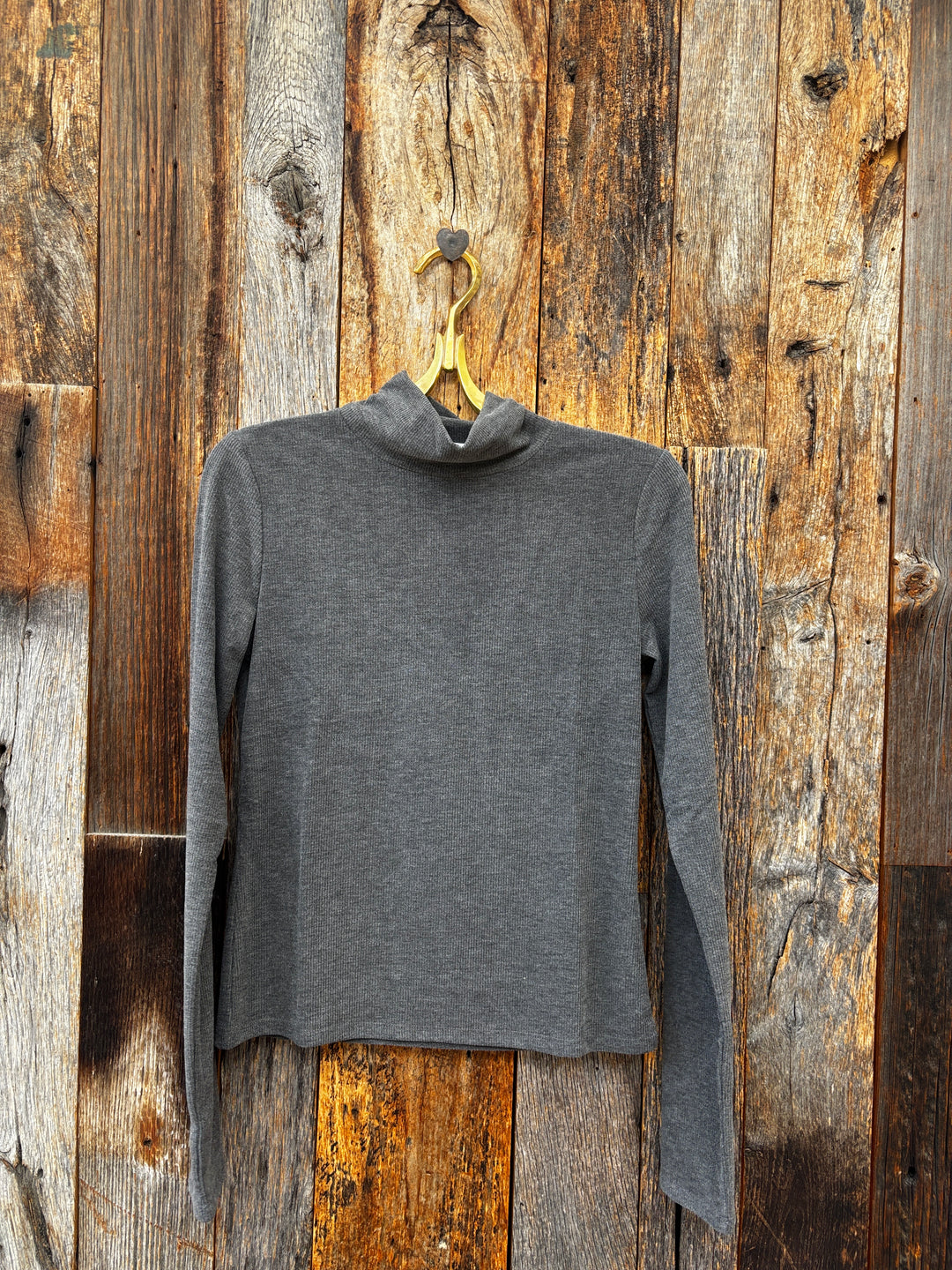 Project Social T Franklin Longsleeve- Charcoal