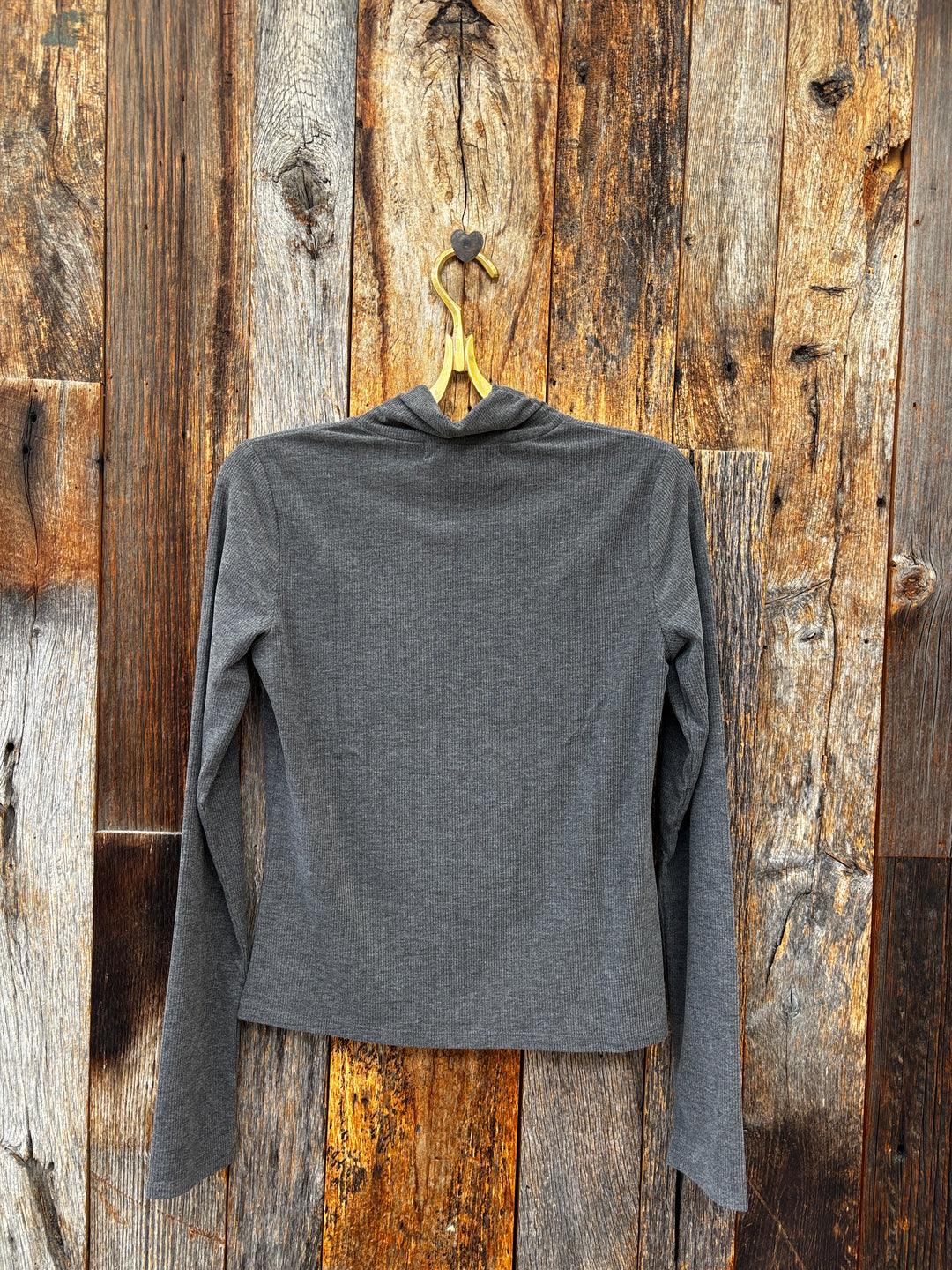 Project Social T Franklin Longsleeve- Charcoal