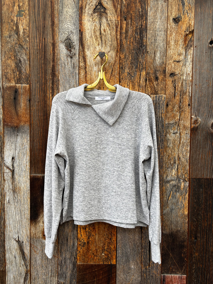 Project Social T Slow Morning Pullover- Heather Grey