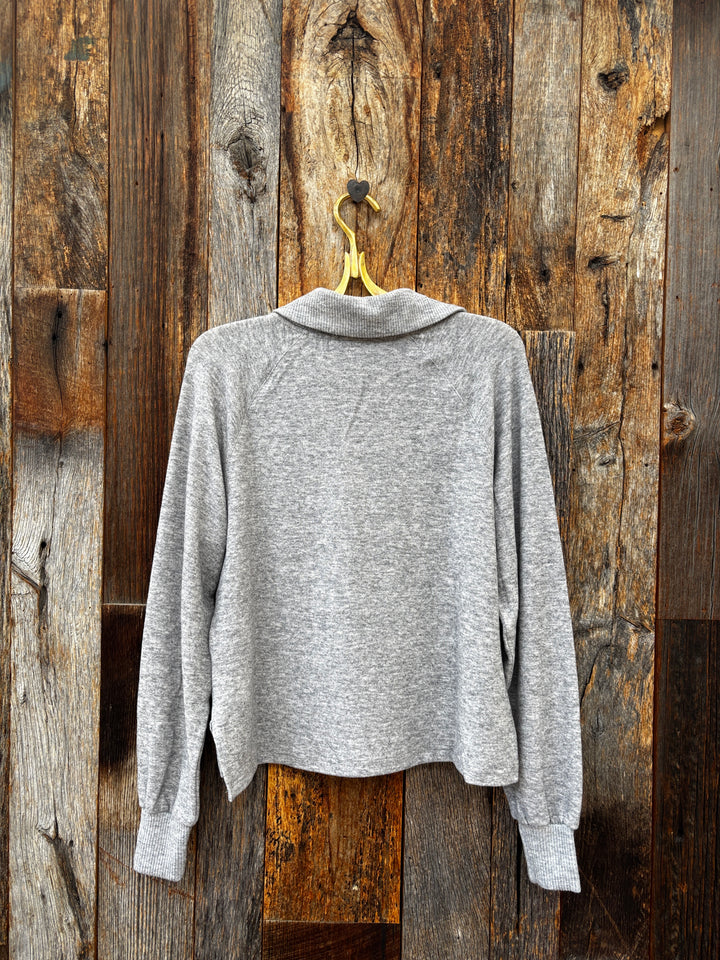Project Social T Slow Morning Pullover- Heather Grey
