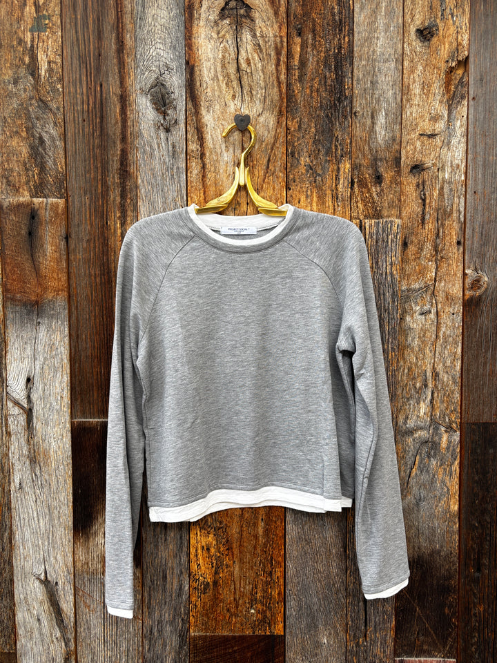 Project Social T West Coast L/S - Heather Grey