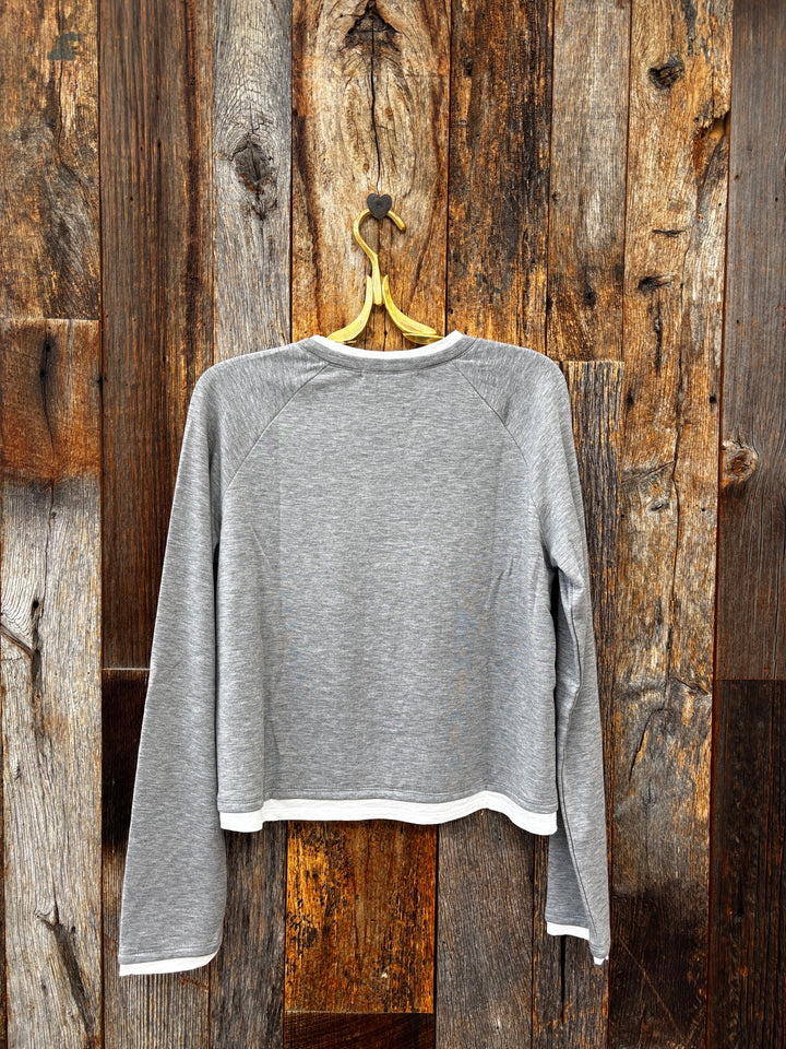 Project Social T West Coast L/S - Heather Grey