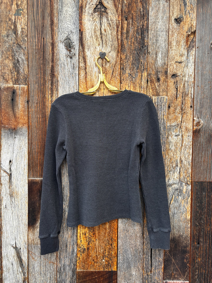 Project Social T Coastal Henley- Black
